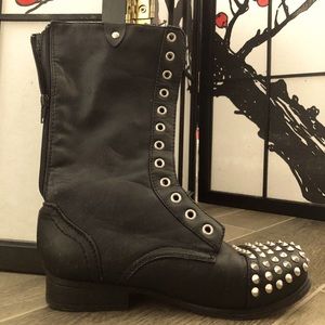 Studded boots